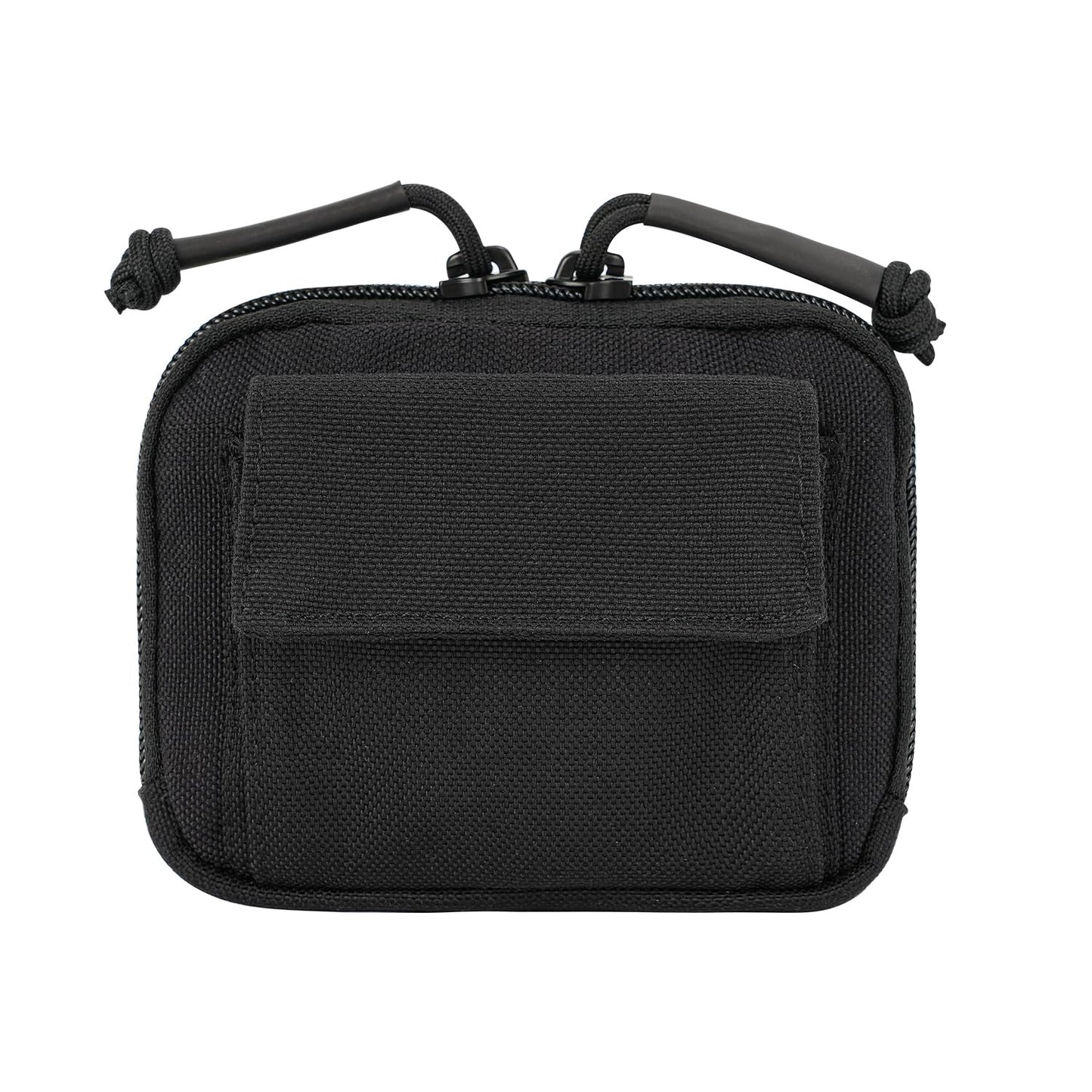 Dotacty Duty Belt Gloves Pouch Latex Disposable Glove Holder Carrier Double Pockets Police Law Enforcement Officer Security Firefighter EMS EMT Paramedic First Responders Nylon Bag Zipper Closure