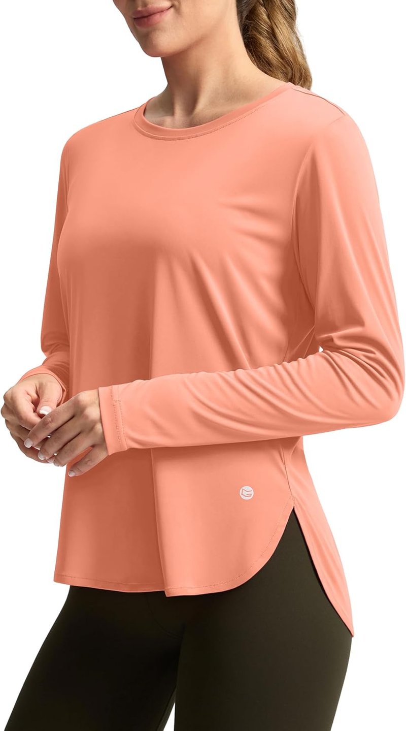 Women's Sun Shirts - UPF 50+ Long Sleeve UV Protection for Hiking & Workouts | Lightweight Quick-Dry Fabric