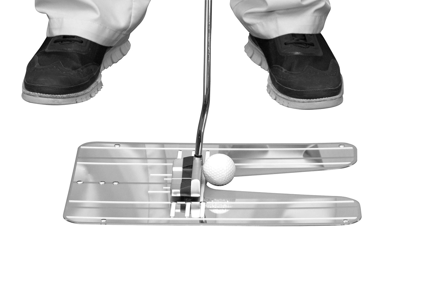 JEF World of Golf Putting Mirror- Silver- Instant Visual Feedback