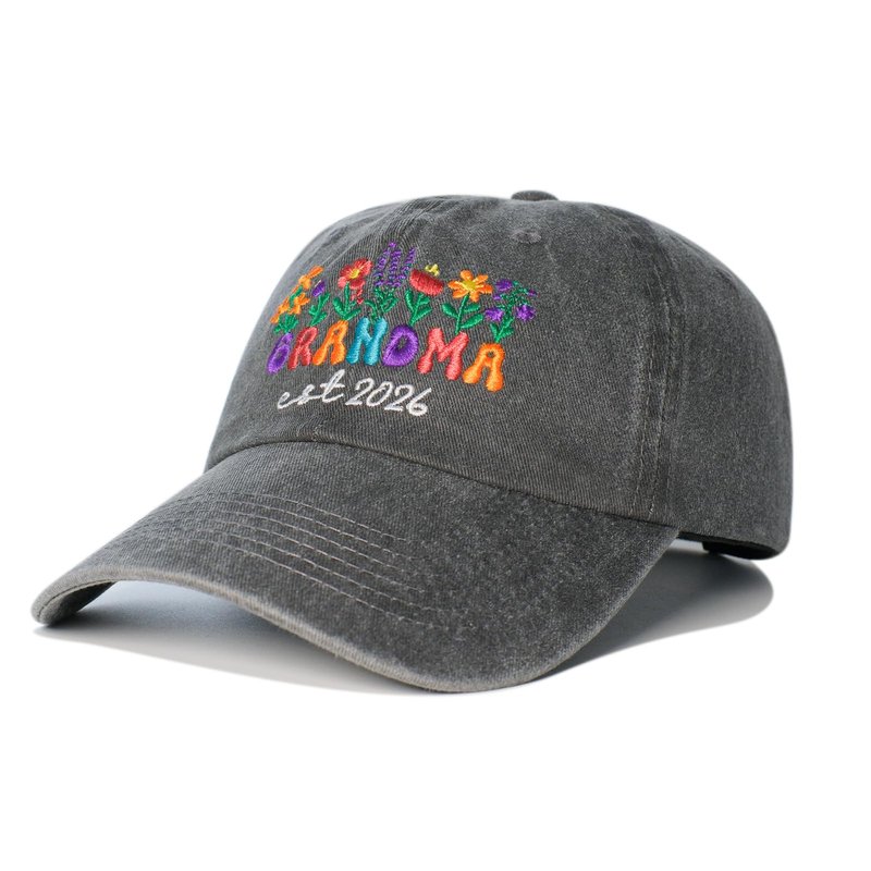 New Grandma Gifts First Time 2026, Grandma Hats for Women, Unique Mothers Day Christmas Birthday Gifts for Grandmas from Grandkids Granddaughter Grandson, Adjustable Embroidered Grandmas Baseball Cap