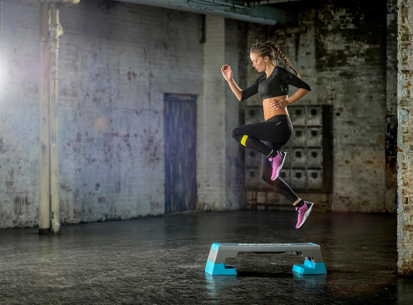 Reebok Adjustable Aerobic Step Platform - Multipurpose for HIIT & Strength Training | Ideal for Cardio Workouts