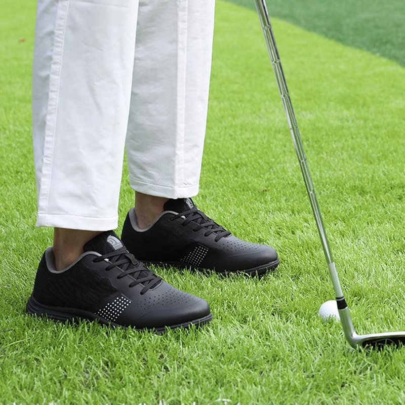 Waterproof Golf Shoes for Men - Professional Spiked Sneakers | Anti-Slip Outdoor Footwear