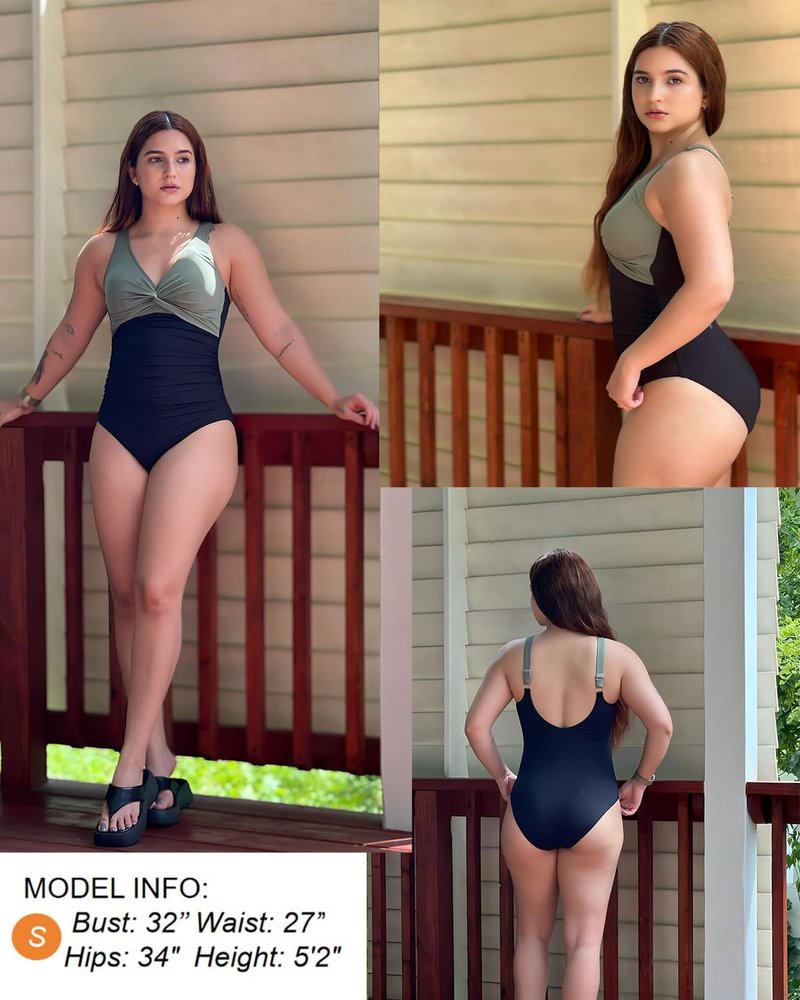 Women’s Tummy Control One-Piece Swimsuit - Push-Up Slimming Bathing Suit | Full Coverage, Stylish Design