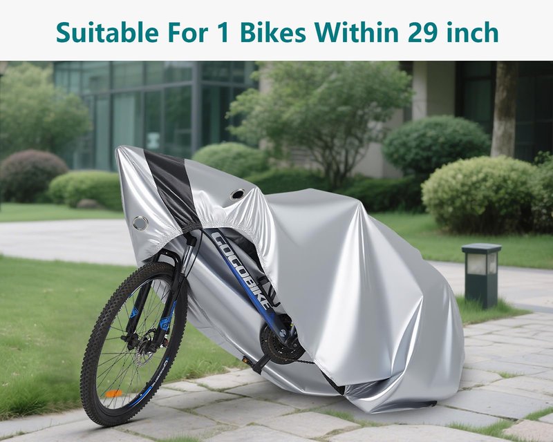 DS. DISTINCTIVE STYLE Waterproof Bike Cover for Outdoor Bicycle Storage with Lock Hole UV Protection for Mountain Road Electric Bikes