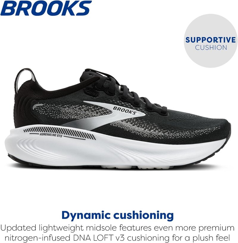 Brooks Women's Adrenaline GTS 25 - Supportive Running & Walking Shoe | Comfortable Fit, Lightweight Design