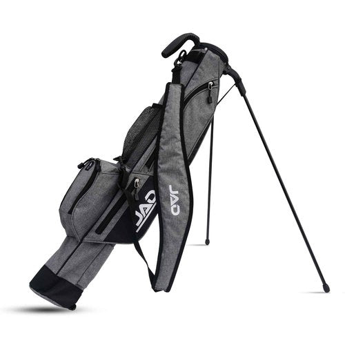 Sunday Golf Bag - Premium Everyday Sunday Golf Bag with Stand for Men, Women and Ladies, Ultra Lightweight, Easy to Carry Pitch n Putt Carry Bag (Grey)