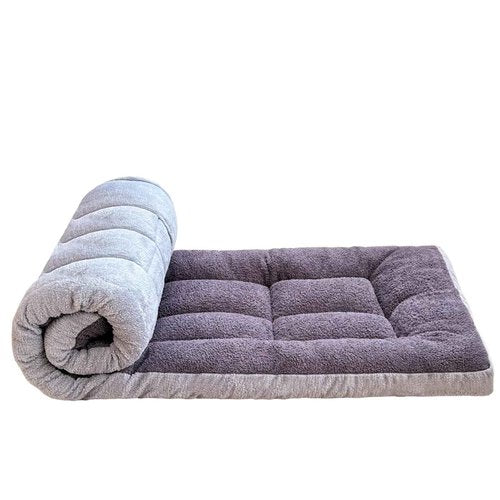 Flantree Thick Camping Sleeping Pad - Lamb Fluff Camping Cot Pads for Adult, Soft Sleeping Mat, Non-Slip Camping Mattress Pad for Car Tent