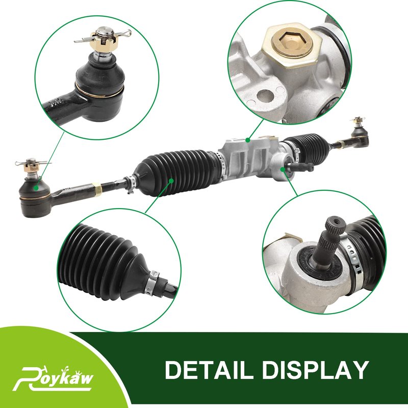 Roykaw Golf Cart Steering Gear Box Assembly/Steering Rack for EZGO RXV 2008-Up Gas and Electric Golf Cart Models, Replaces OEM # 601500, 618329, 601580, 603865, 604614