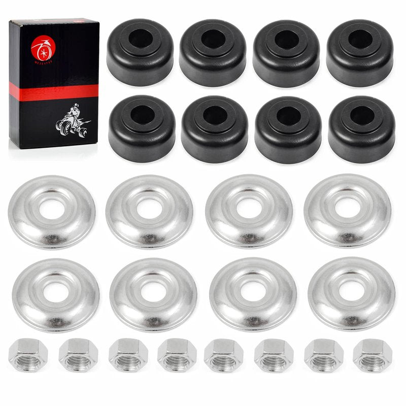 Shock Bushing Kit Front Rear Compatible with EZGO Golf Cart TXT Marathon DS Precedent 1982-Up