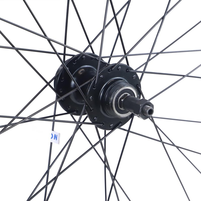 26/27.5/29 Inch Bicycle Wheelset - 14Gx32H Spokes with ED Brass Nipples - 100mm Front/135mm Rear QR Hubs - 6-Bolt Disc Brake Compatible Release for 6-9 Speed Bikes (Rear, 26 inch)