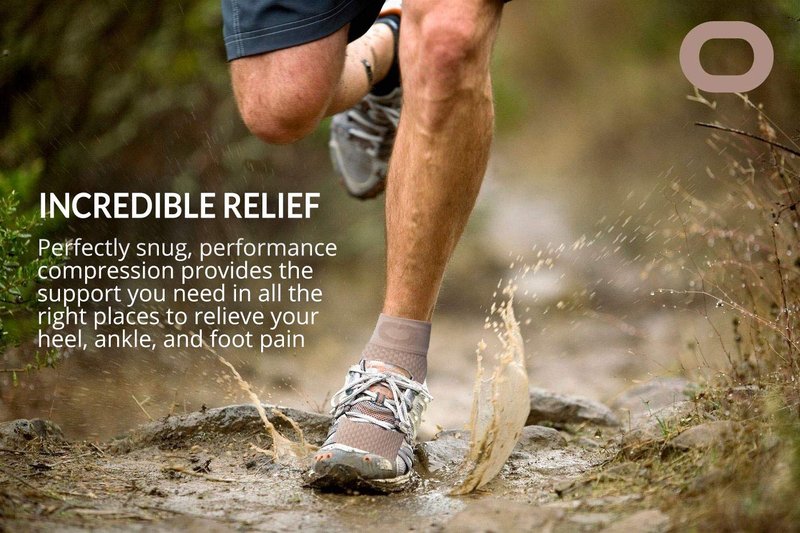 Plantar Fasciitis Socks with Arch Support for Men & Women - Best Ankle Compression Socks for Foot and Heel Pain Relief - Better Than Night Splint Brace, Orthotics, Inserts, Insoles
