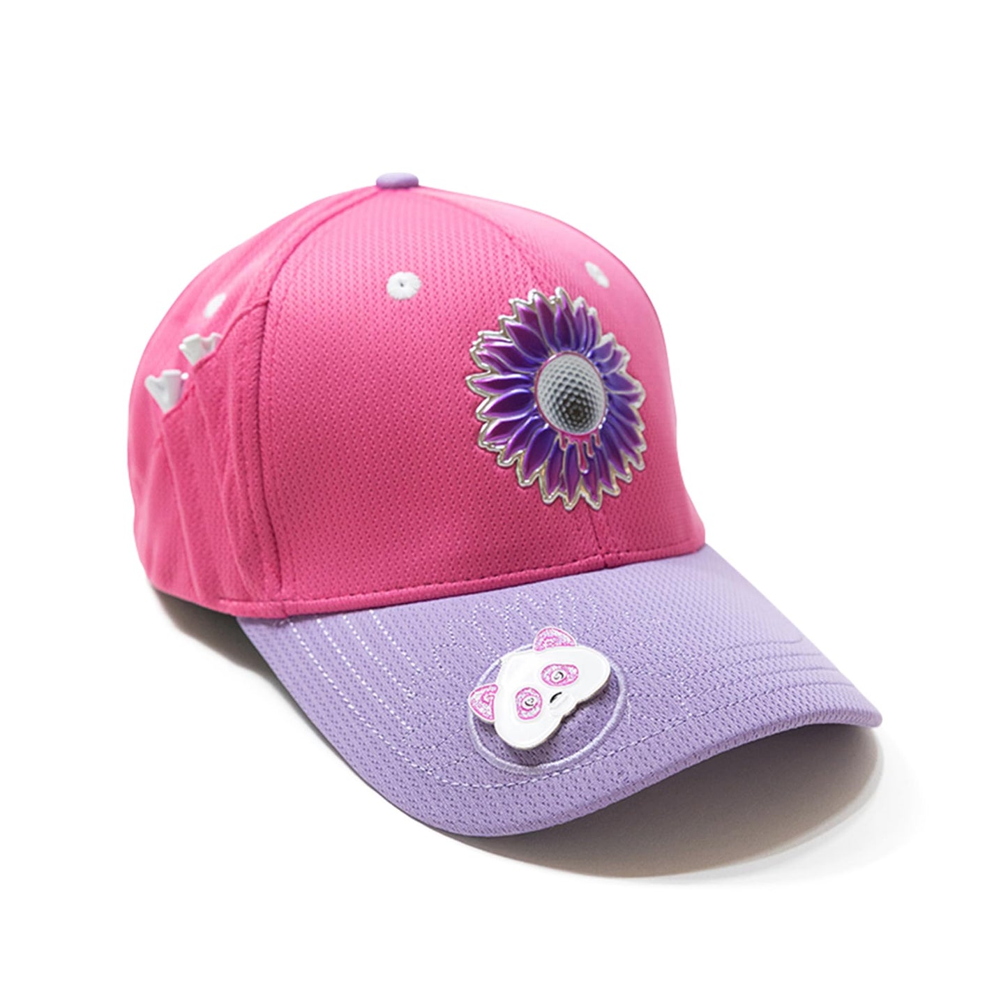 BONK Golf Classic Golf Hats - Tee Holder with Tees & Bill Magnet with Ball Marker - Sweat-Stain Resistant - 100% Custom Made - Center - L/XL Funktamus Prime