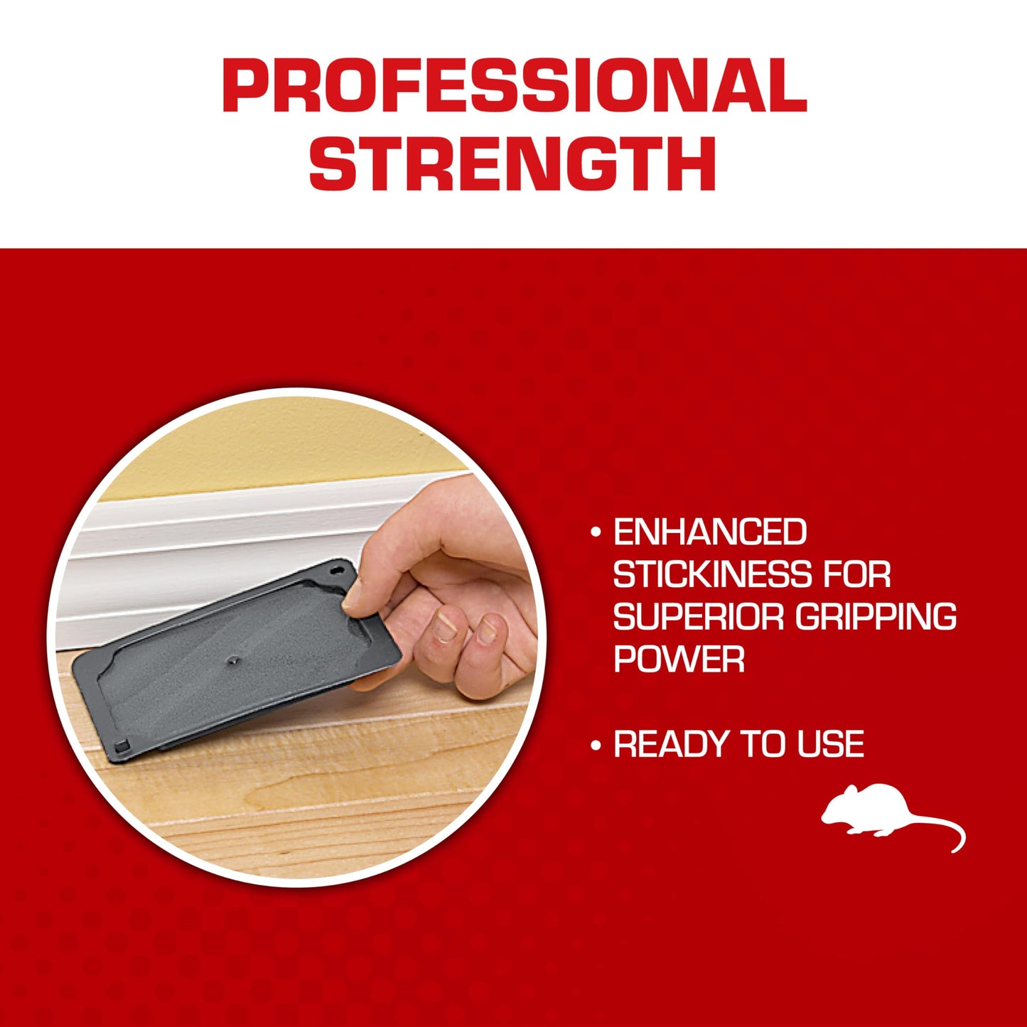 Tomcat Glue Traps Mouse Size with Eugenol for Enhanced Stickiness, 6 Traps