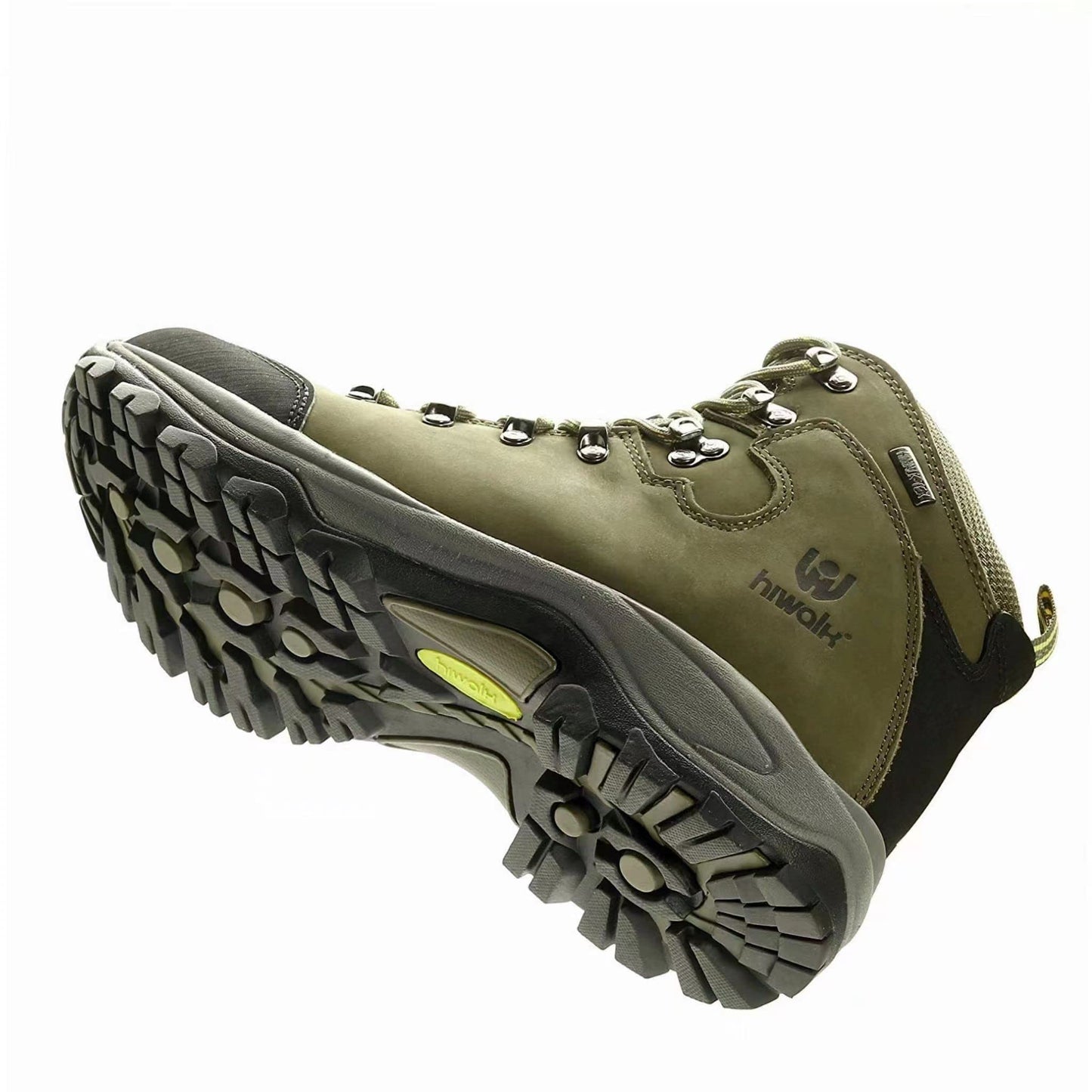 LUMPARLAND hiwalk Men's Waterproof Hiking Boots Breathable Lightweight Trekking Working Shoes