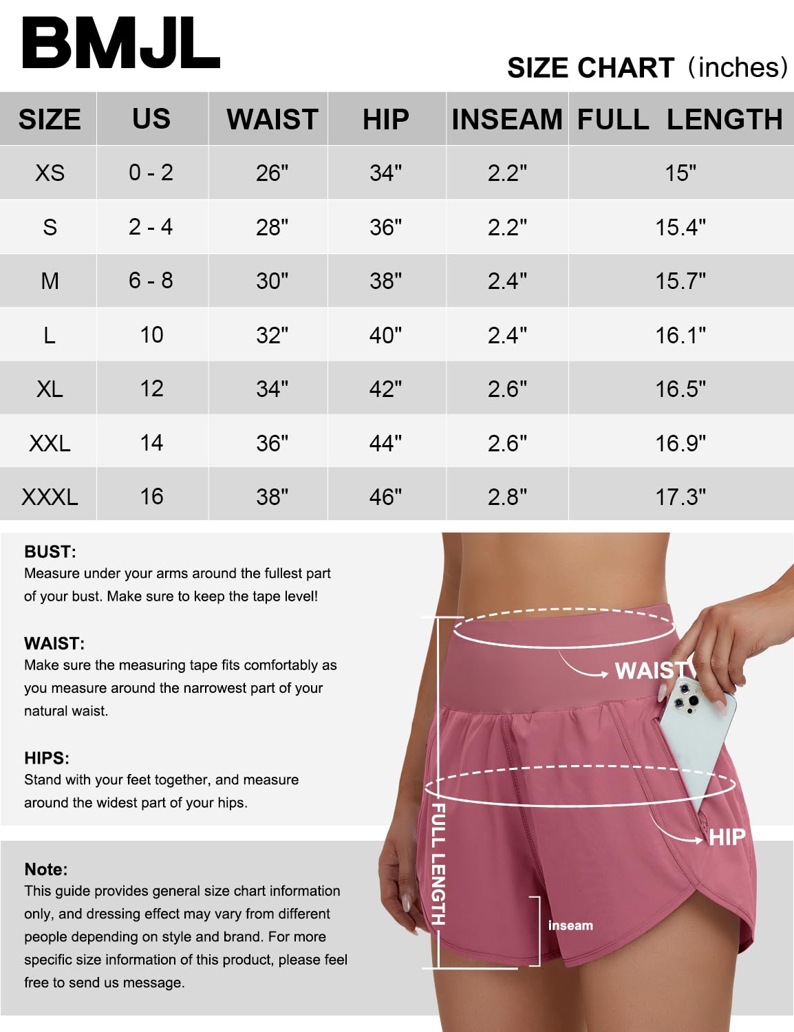 BMJL Women's Athletic Shorts High Waisted Running Workout Shorts Tummy Control Quick Dry Gym Shorts with Pockets (M,SummerRed)