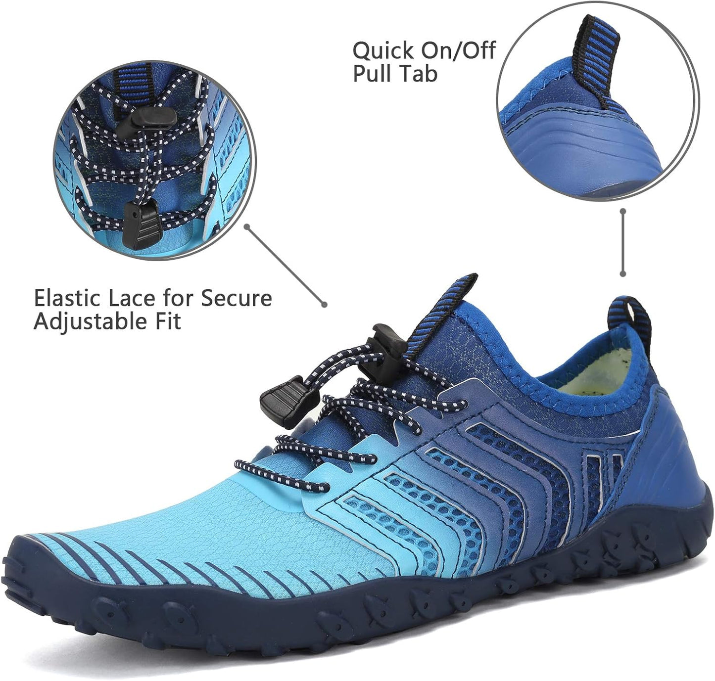 Water Shoes for Men & Women - Quick-Dry Barefoot Aqua Socks for Beach, Surf & Yoga | Lightweight & Comfortable