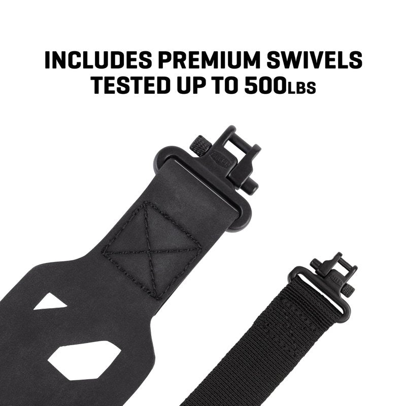 Allen Company Shadow Hyperlite Sling w/Swivels, Holds 500 lbs., Black