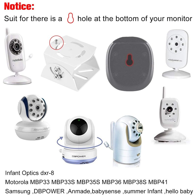 Adjustable Angle Mount for Infant Optics DXR-8 | Universal Camera Holder in Aluminum Alloy