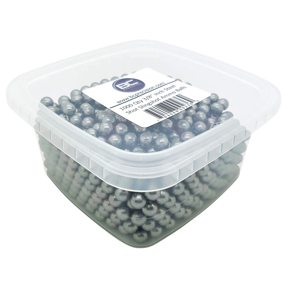 BC Precision (Jaxshot) 3/8" Slingshot Ammo Balls, 3,000 Qty, Grade A Steel Balls, Easy Grip, Smooth Pull Back, Accurate Flight, Slingshot Hunting