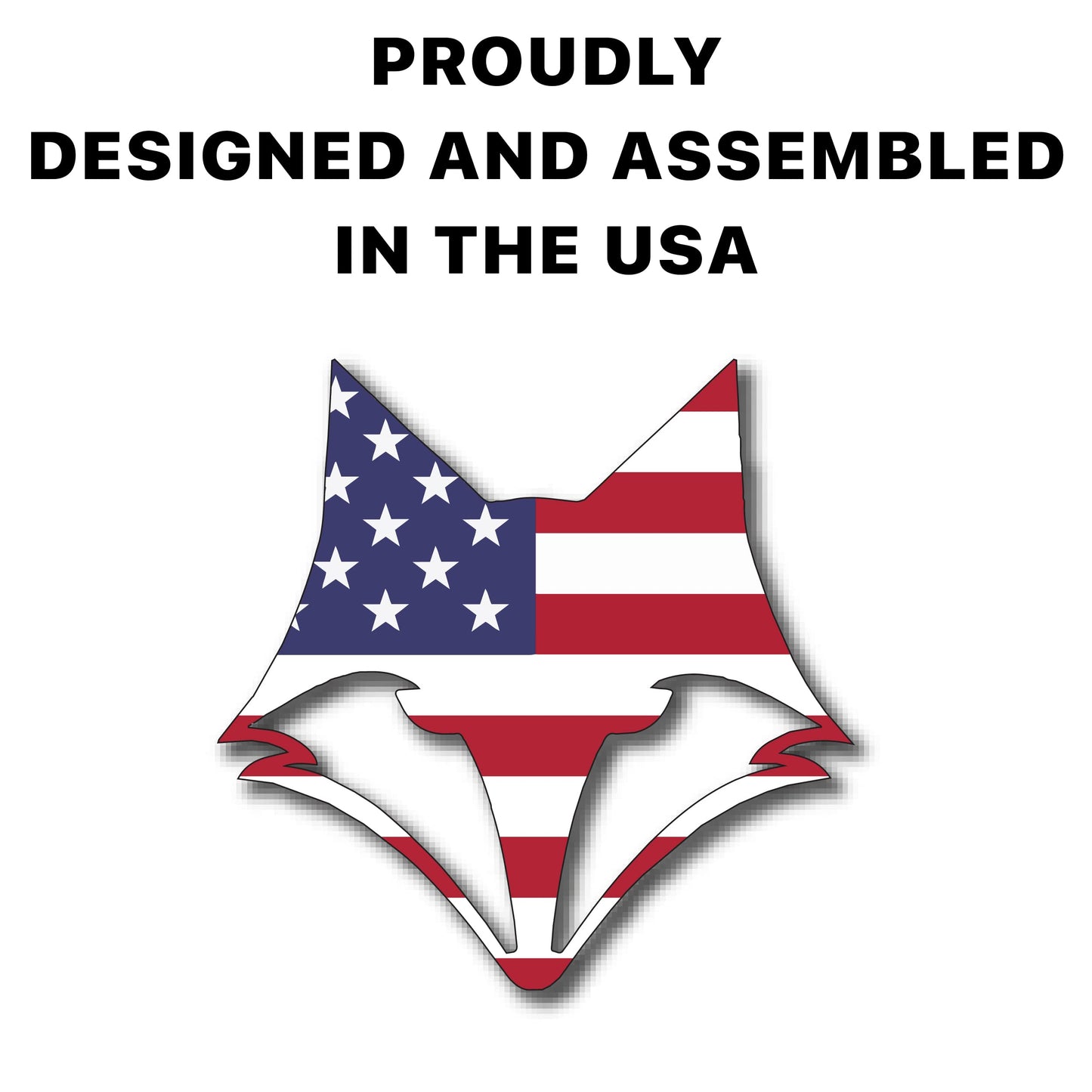 DESERT FOX GOLF Phone Caddy – American Flag Golf Cart Phone Holder – Secure Velcro Mount, One-Hand Access, Universal Fit, Patriotic Golf Accessories (Blue Line)