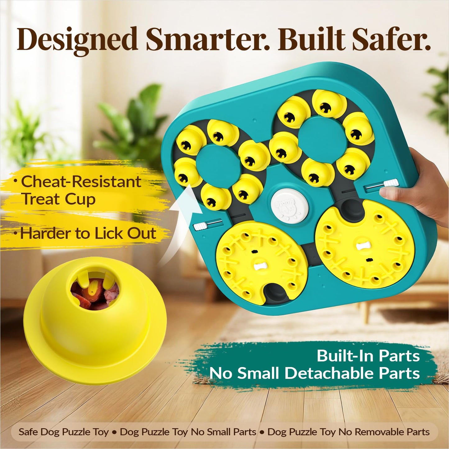 KADTC XL 5-Levels Dog Puzzle Toy, 6 Games Mental Stimulation for Smart Dogs
