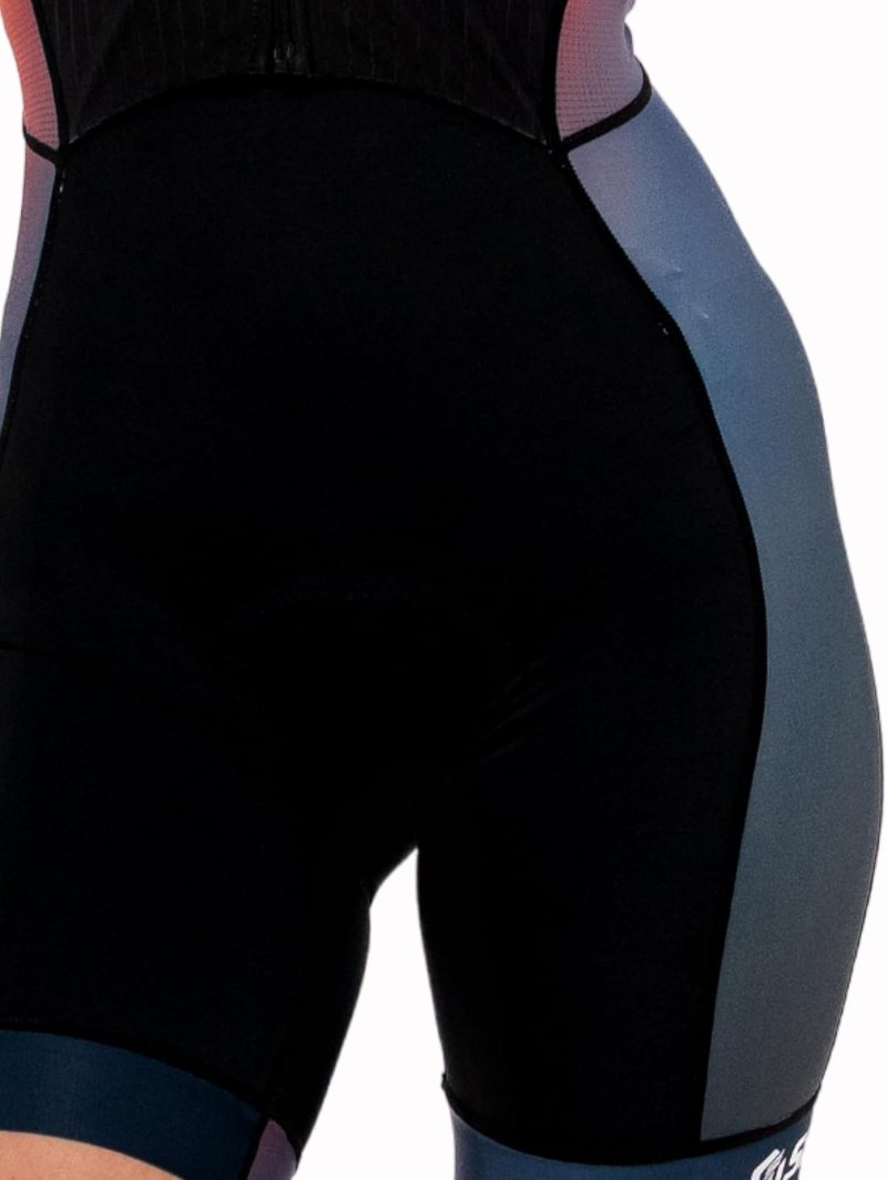 Elite Aero Sleeved Triathlon Suit for Women - Quick-Dry Trisuit with Italian Chamois | Perfect for Any Distance
