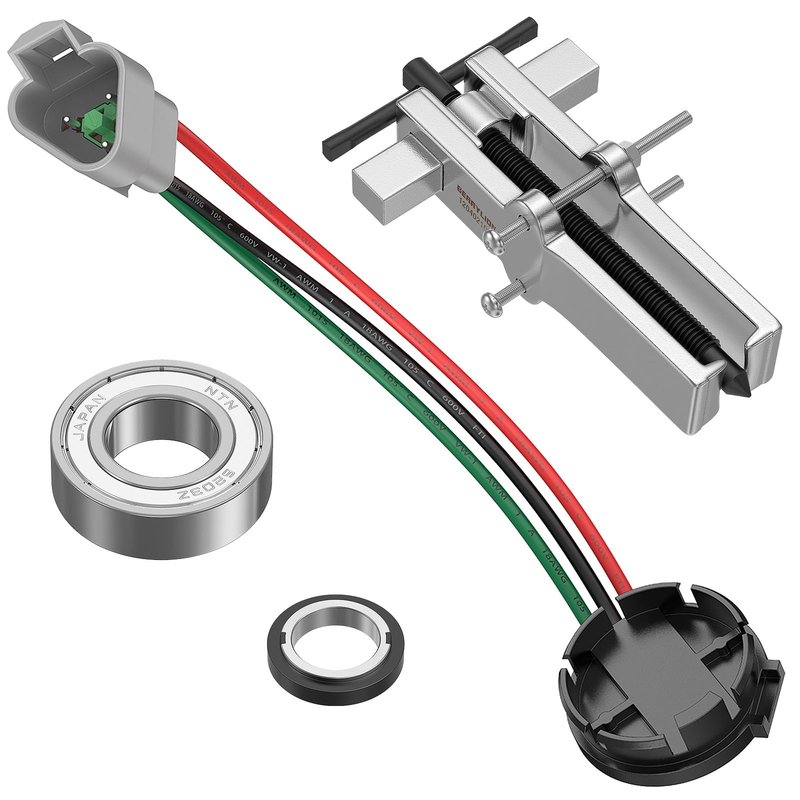 CLUBRALLY Club Car Speed Sensor and GE Magnet Kit for Golf Cart DS IQ & Precedent with GE Motor Only OEM#102265601 120402100