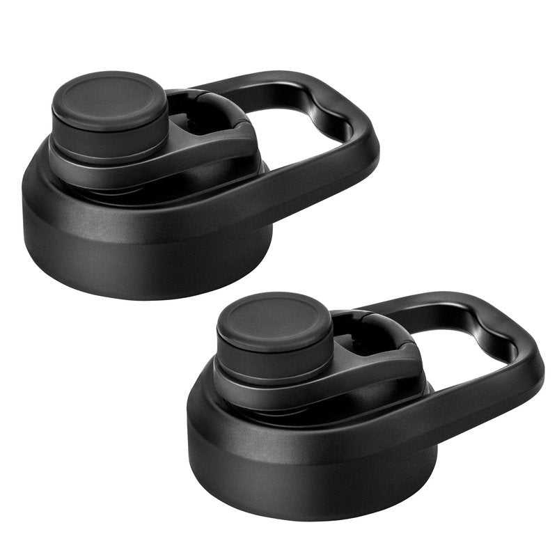 Prurex Replacement Chug Lid for 2.28" Inner Diameter Bottles - Fits Hydro Flask 12-64oz, Takeya & More | BPA-Free, Durable & Leakproof Wide Mouth Spout Lid (2 pack)