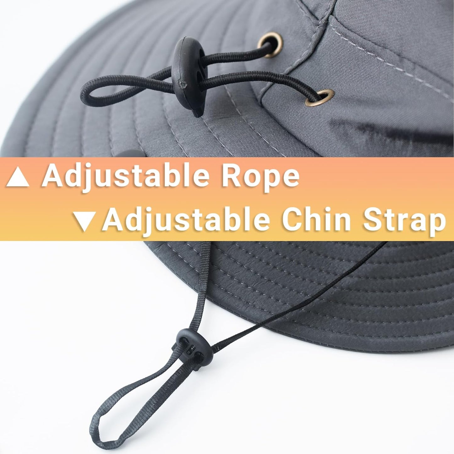 Sun Bucket Hats for Men & Women - UV Protection Wide Brim Fishing & Safari Hat | Adjustable Neck Flap