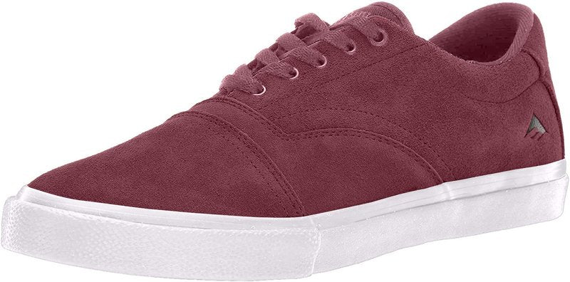 Emerica Men's Provider Shoe, Burgundy/White, 5 Medium US