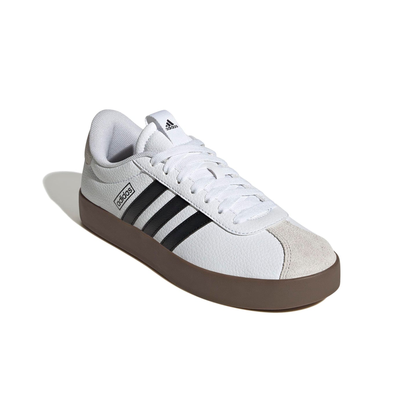 Adidas Women's "VL Court 3.0" Cushioned Casual Court Sneaker (White, 7)