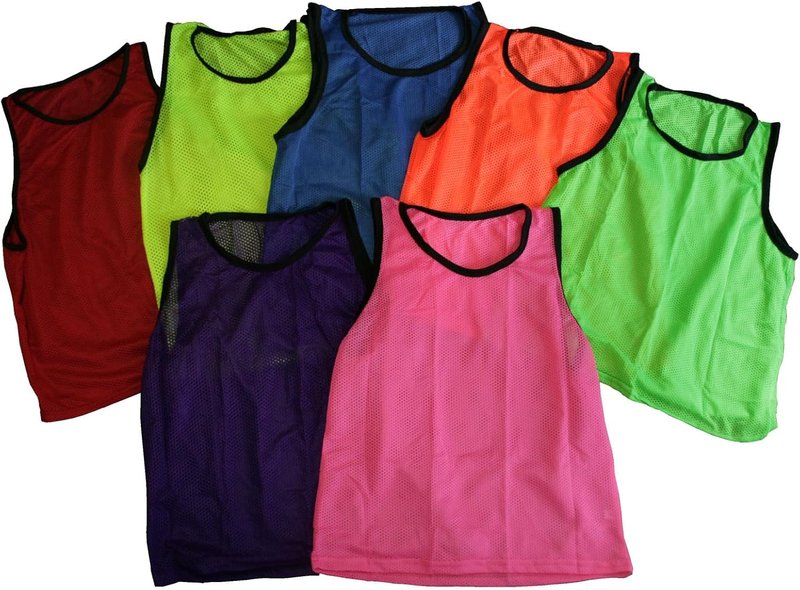 Scrimmage Training Vests for Soccer & Basketball - Adult & Youth Sizes | Multi-Pack Options Available