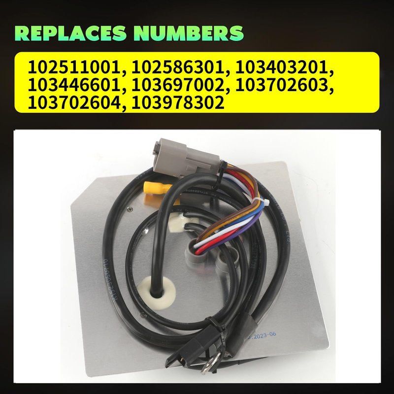 HLBTK 102511001 Golf Cart on Board Computer 48V Compatible with Club Car Precedent 2004-2015 Replace# 103403201 102586301