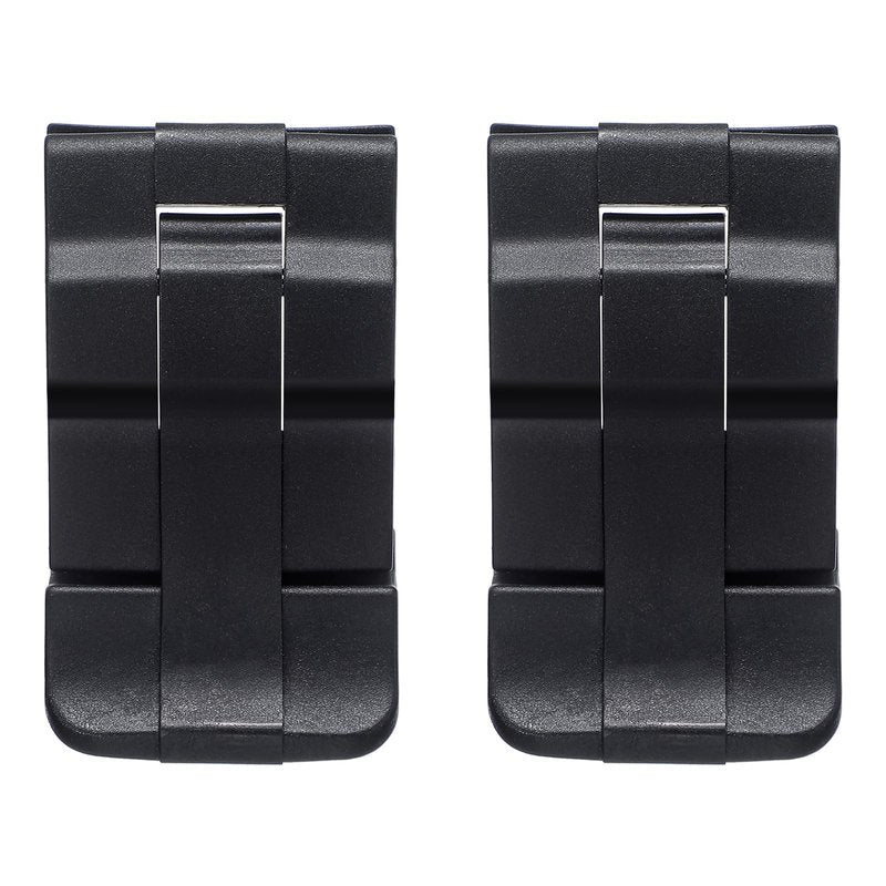 Yaocom 2 Pieces Black Replacement Cooler Latches Black Cooler Latches Plastic Double Throw Medium Latches for Protector Series Compatible with Pelican Coolers