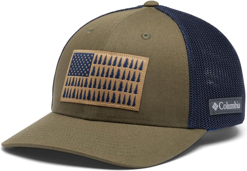 Columbia PFG Logo Mesh Ball Cap - Unisex Fishing Hat | Adjustable Fit