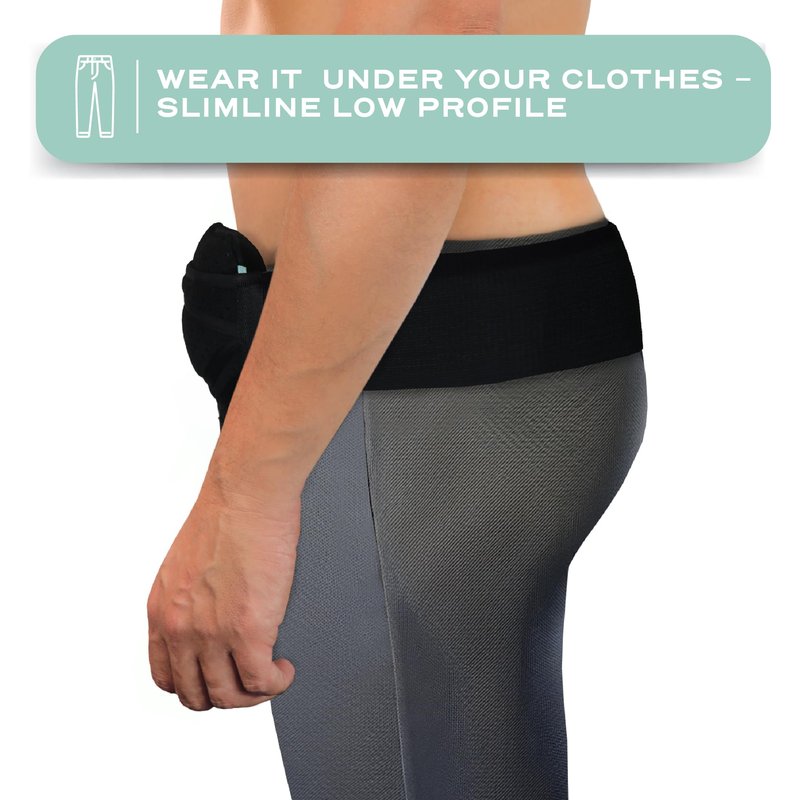 Abdomencare Inguinal Hernia Support Belt for Men & Women with 2 Compression Pads - Hernia Belt for Men Inguinal - For Left or Right Side Inguinal Hernias - Hernia Belts for Men Truss Support - S/M