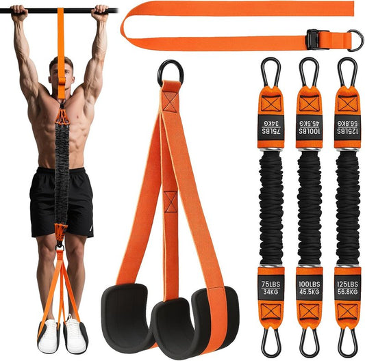 Adjustable Pull Up Assistance Bands - Heavy Duty Resistance Bands for Strength Training | Home Fitness Equipment