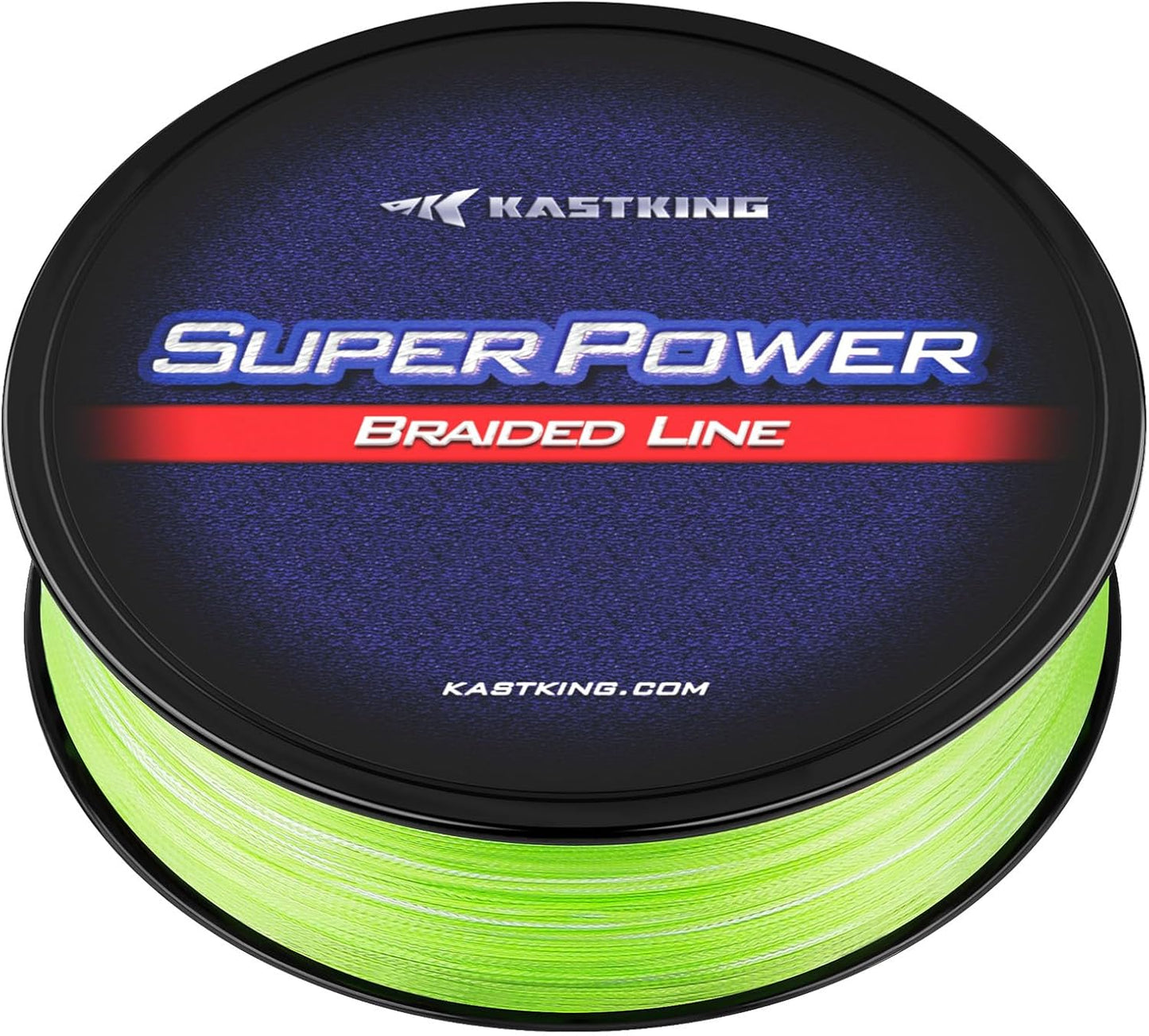 KastKing SuperPower Braided Fishing Line - Abrasion Resistant, Zero Stretch | Smaller Diameter, Durable Performance