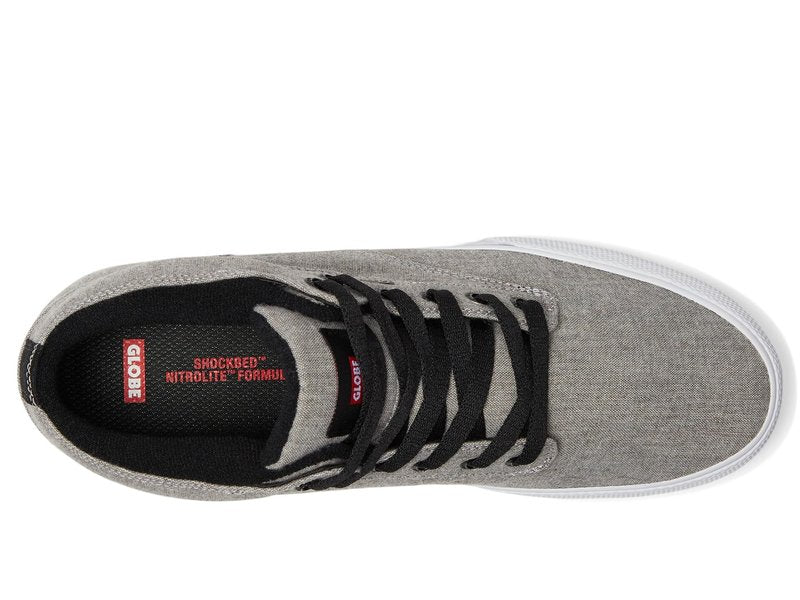 Globe Men's Motley Mid Grey Chambray 11 Medium