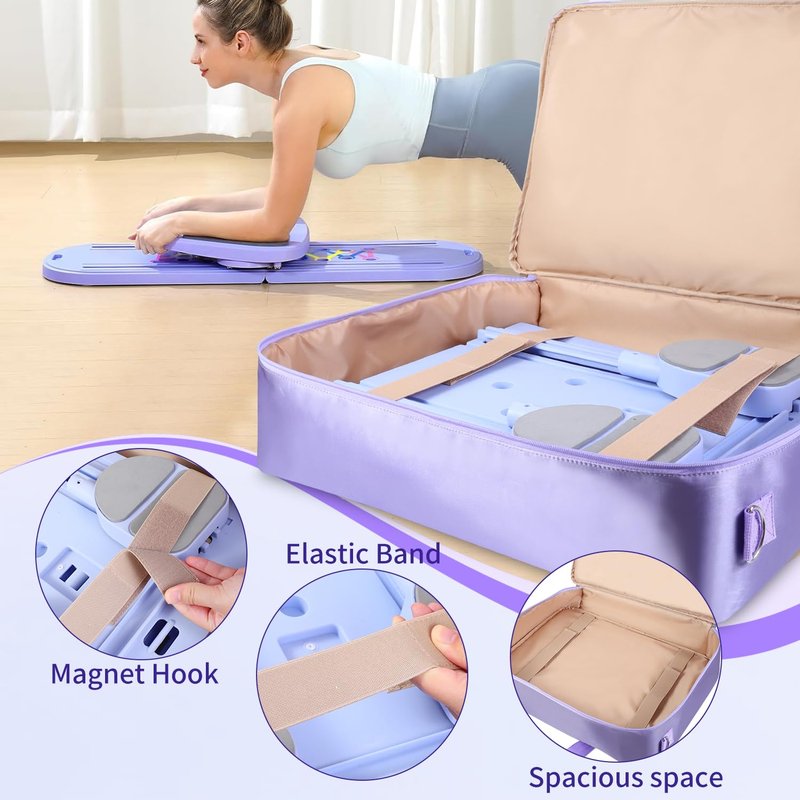 LOTCAIN Storage Bag for Pilates Board Pilates Board Organizer Portable Shoulder Gym Bag for Outdoor Exercise Home Storage
