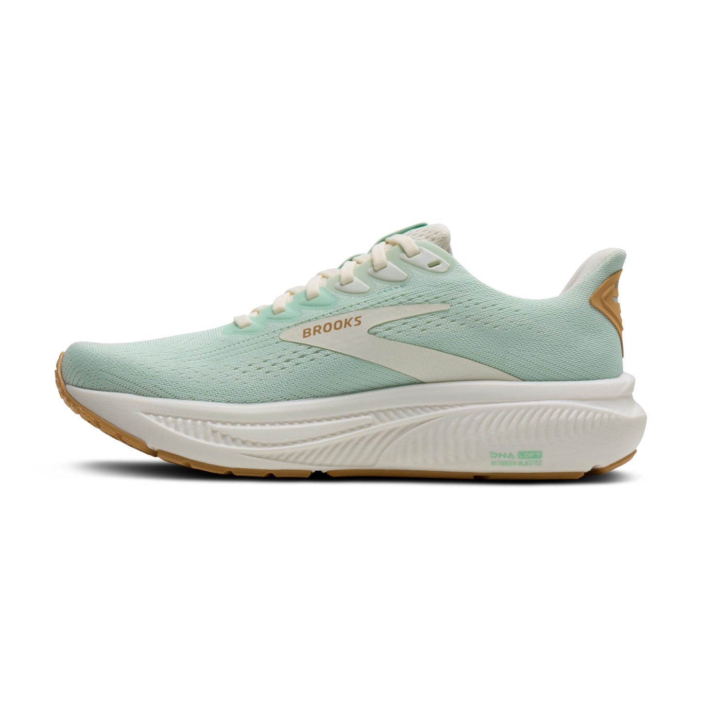 Brooks Women’s Ghost 17 Neutral Running Shoe - Honeydew/Coconut/Taffy - 9.5 Medium