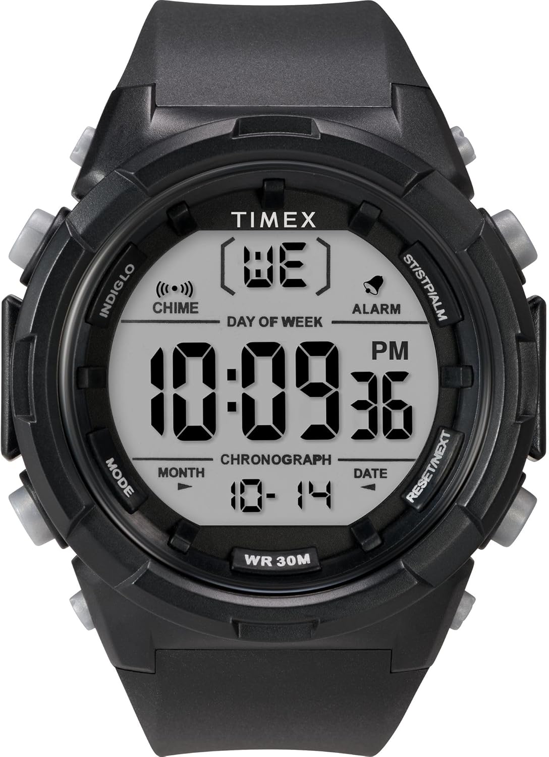 Timex Digital 50mm Unisex Watch - Stylish, Durable Design for Everyday Wear