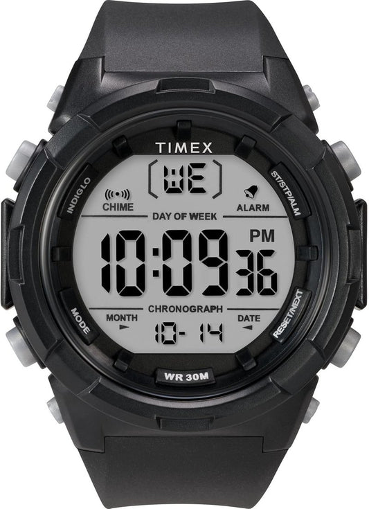 Timex Digital 50mm Unisex Watch - Stylish, Durable Design for Everyday Wear