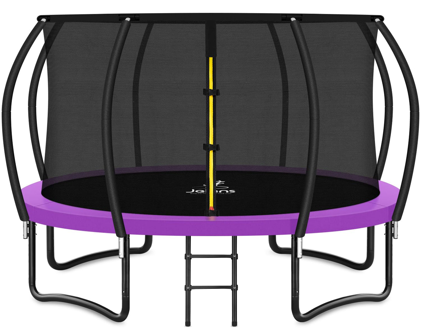 JELENS Trampoline 8FT 10FT 12FT 14FT 15FT 16FT, Recreational Trampolines with Enclosure Net, Outdoor Anti-Rust Trampolines for Kids and Adults, ASTM Approved