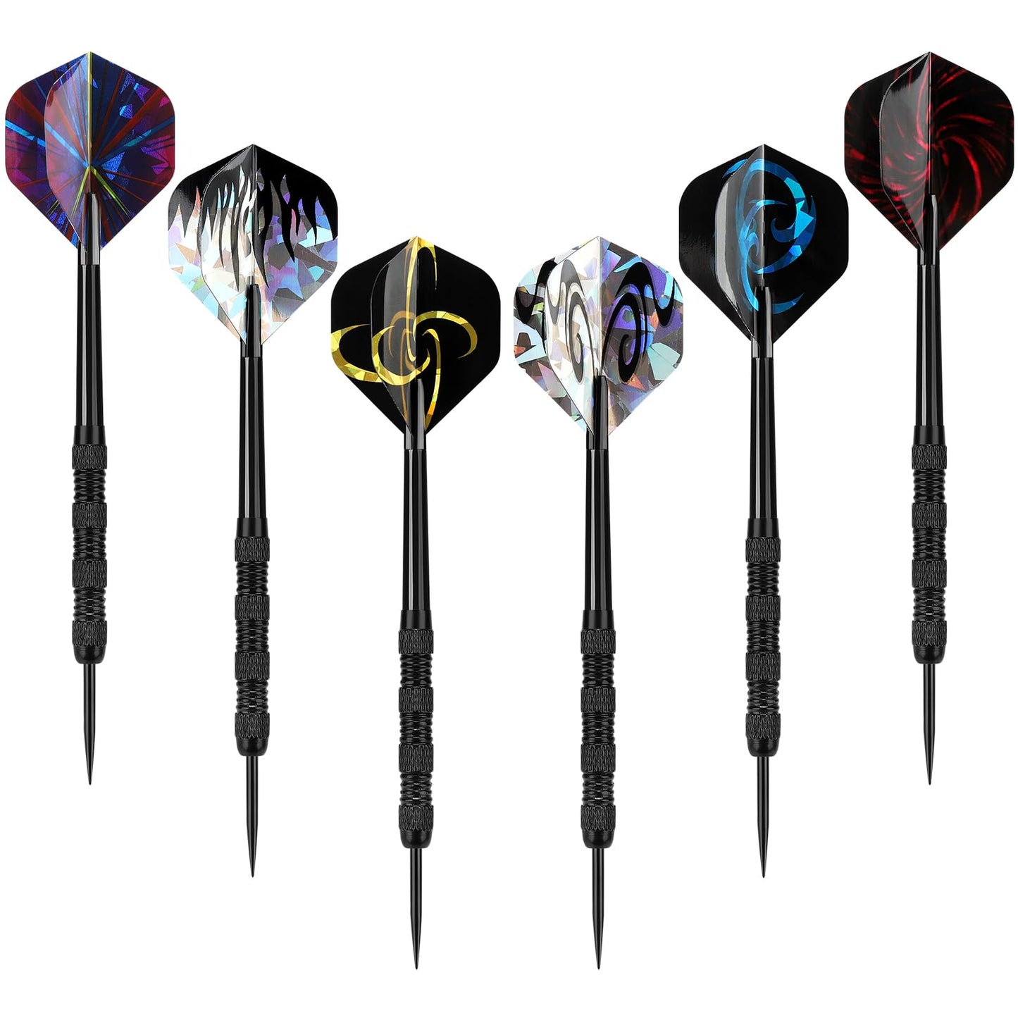 Accmor Metal Tip Darts, Steel Tip Darts, 14 Grams Professional Metal Darts, Darts Metal Tip Set, Metal Darts for Dartboard, 18 pcs ﻿