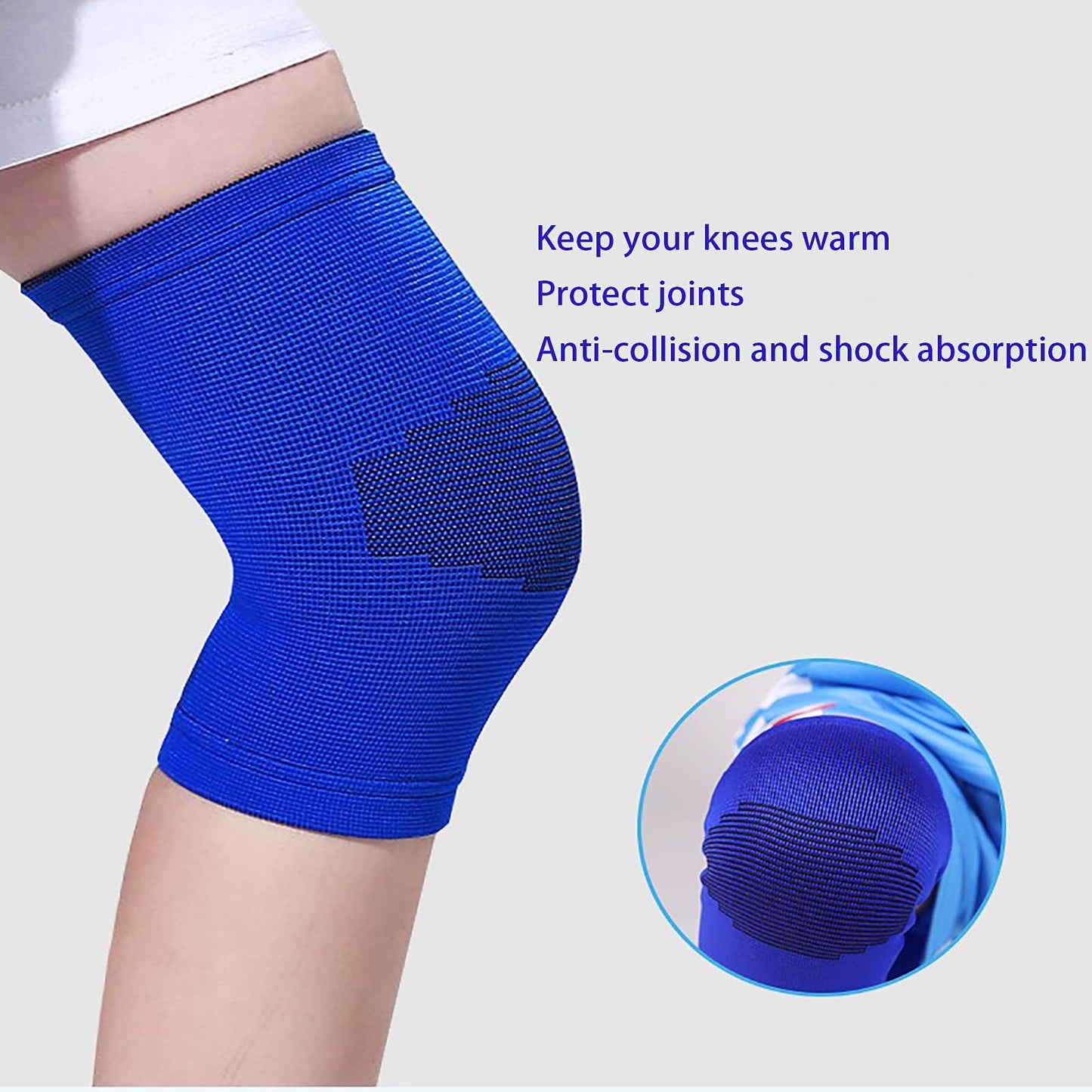 TXBONA Kids Knee Brace,Knee Support,Teenagers Knee Sleeve,Sport Knee Protectors For Children(1 Pair)(Black,Medium)