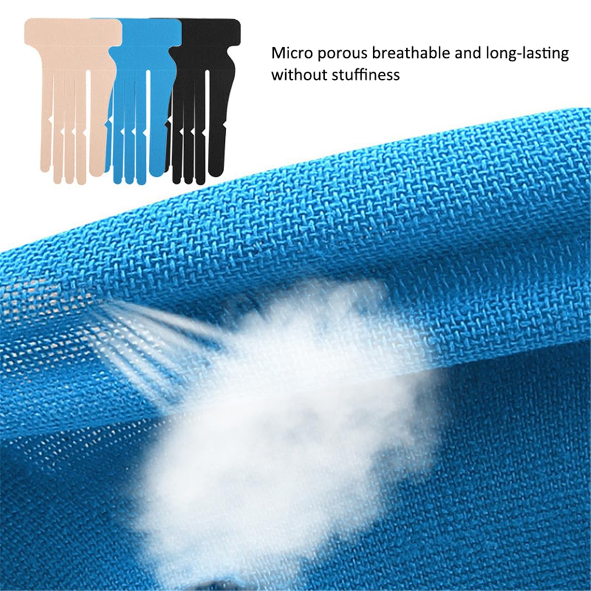 Kinesiology Tape for Wrist & Fingers, 6 Pcs Precut Kinesiology Tape, Bowling Tape for Carpal Tunnel & Finger Joints Muscle Support & Stability, Waterproof & Breathable, Latex Free & Hypoallergenic