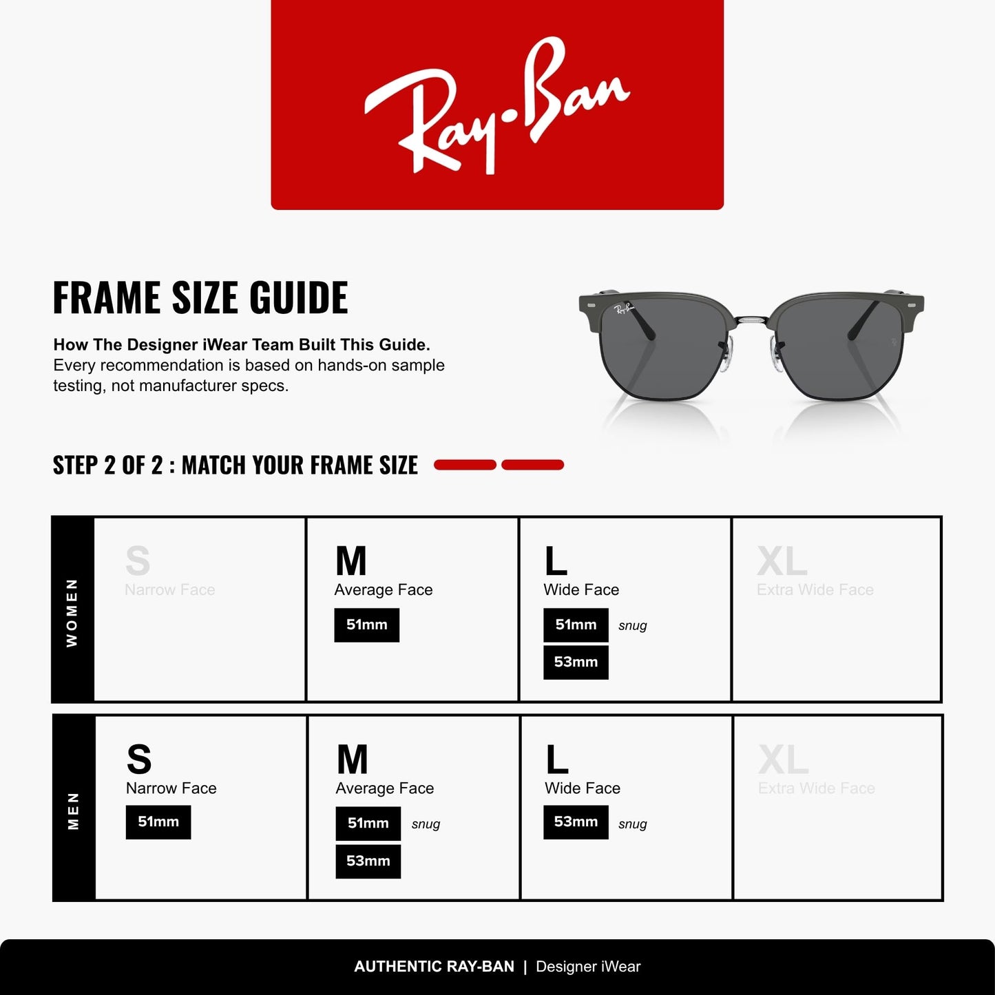 Ray-Ban RB4416 New Clubmaster 6653B1 53MM Grey On Black/Dark Grey Square Sunglasses for Men for Women