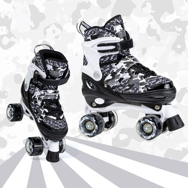 Roller Skates for Girls Womens Boys Ages 8-12 Adjustable Kids Youth Teens Rollerskate