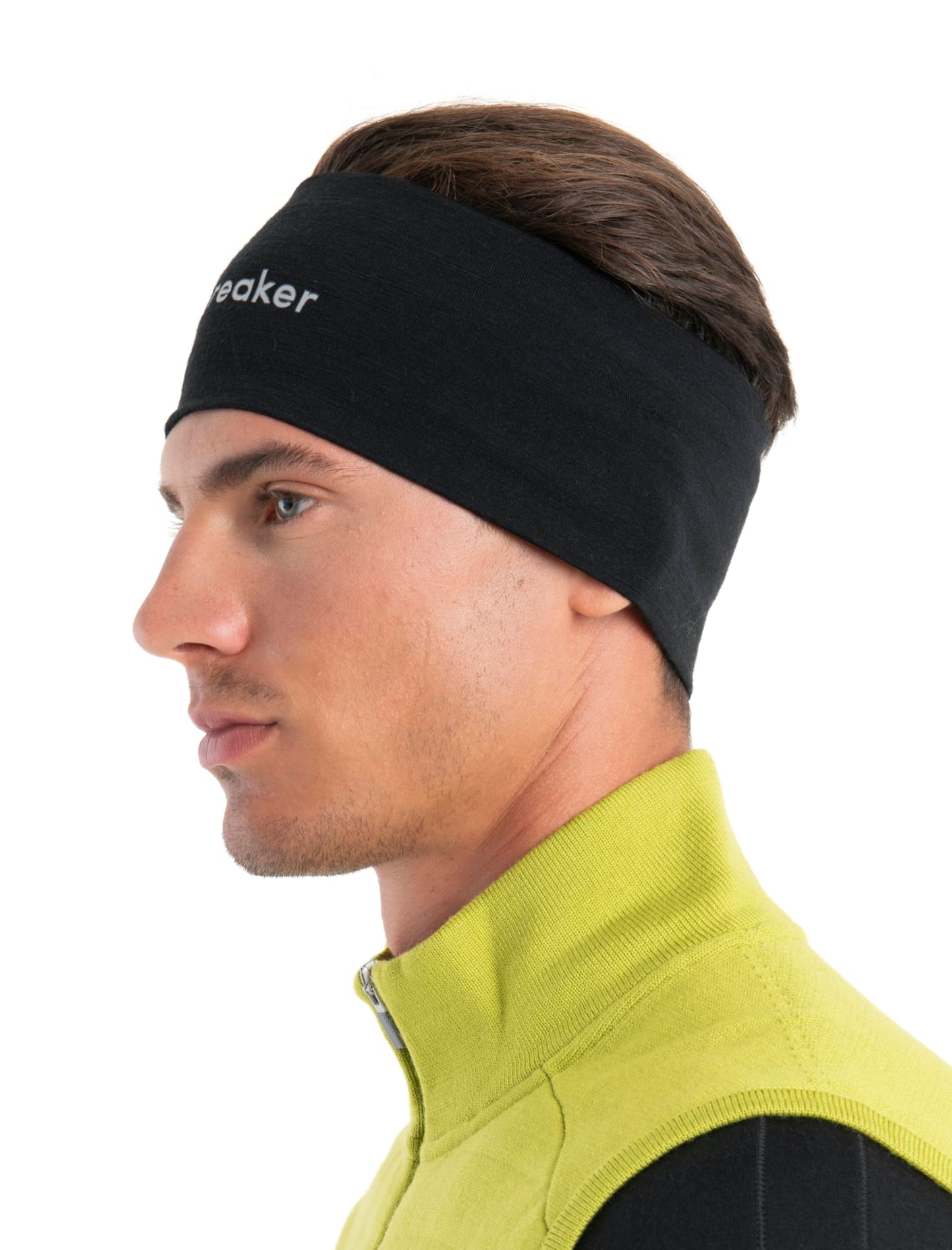 Icebreaker Unisex Merino 200 Oasis Headband for Men & Women - Black - One Size